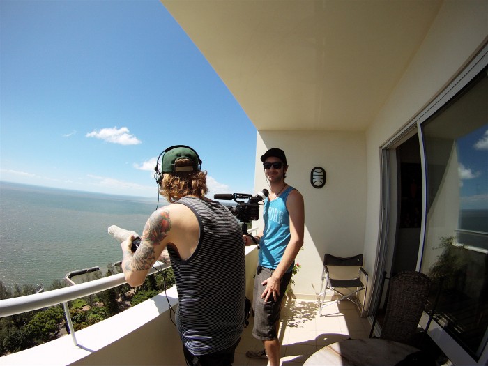 Nils Are (lyd) og Nils Eilif (foto) på utkikk etter stock shots